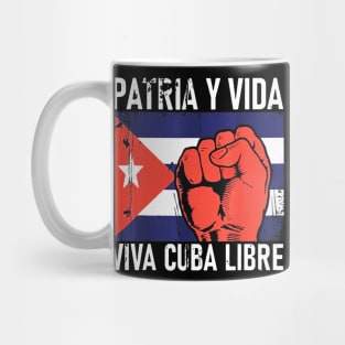 Cuba Flag Cuban Pride Cuba Power Vintage Mug